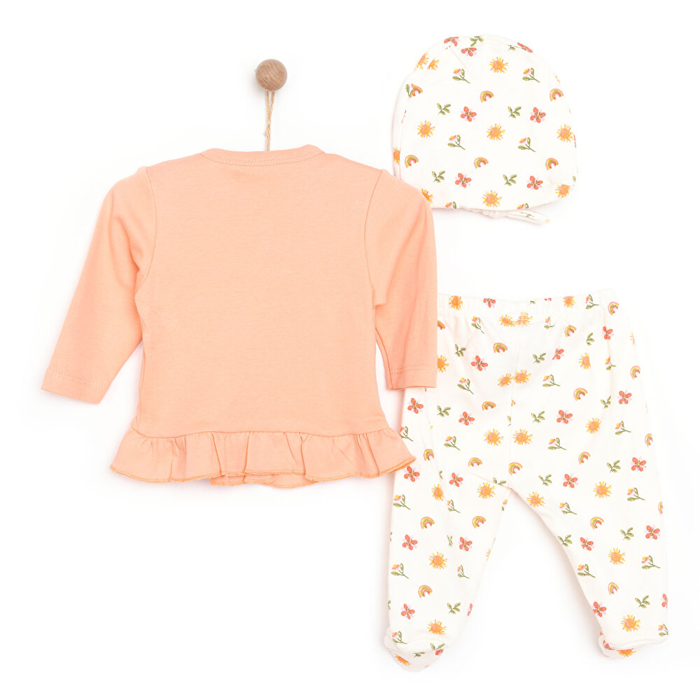 Kız Zıbın-Şapka-Patikli Alt Kız Bebek