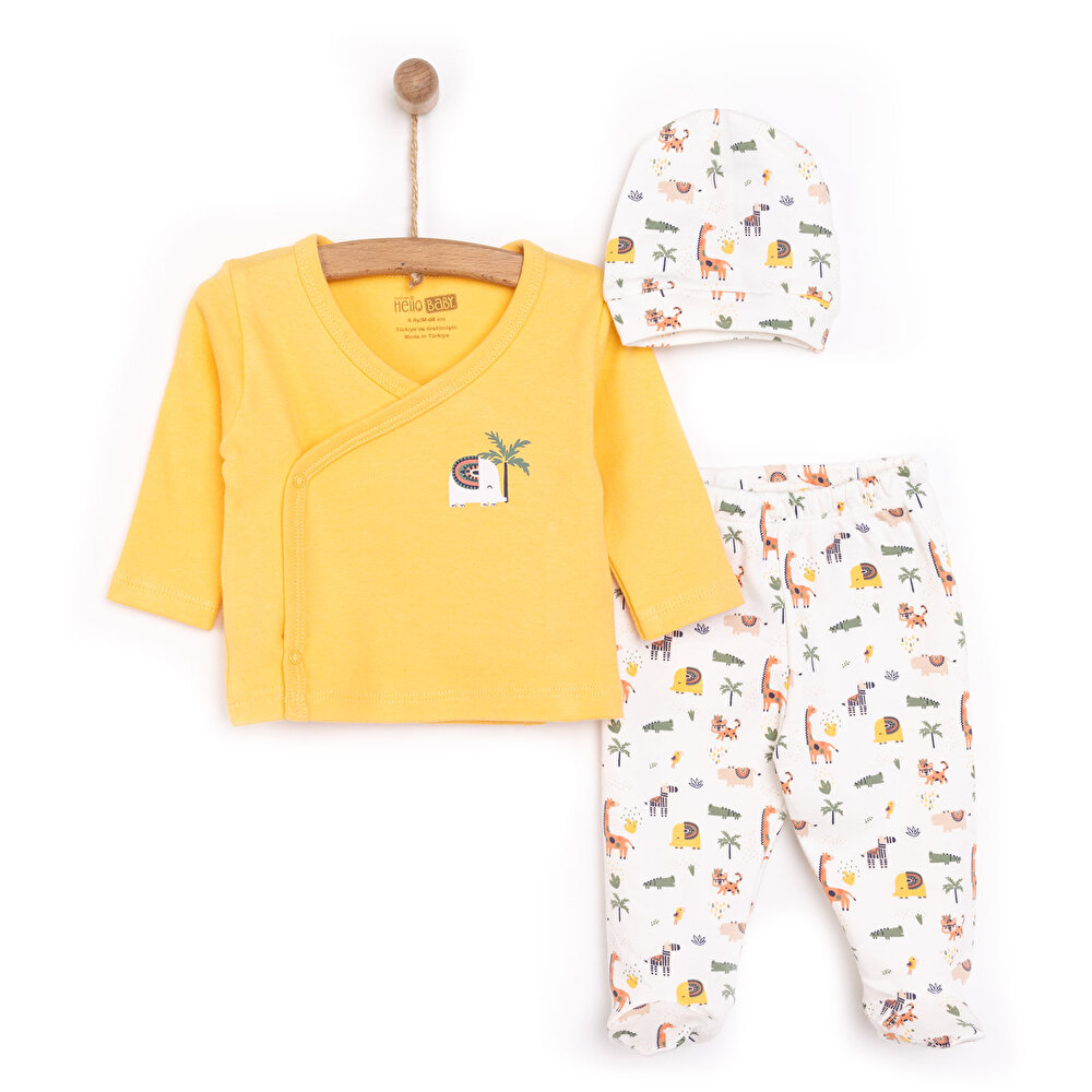 Kız Zıbın-Şapka-Patikli Alt Kız Bebek