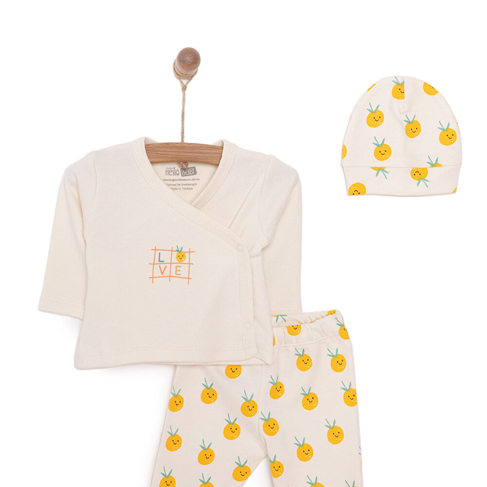 Kız Zıbın-Şapka-Patikli Alt Kız Bebek