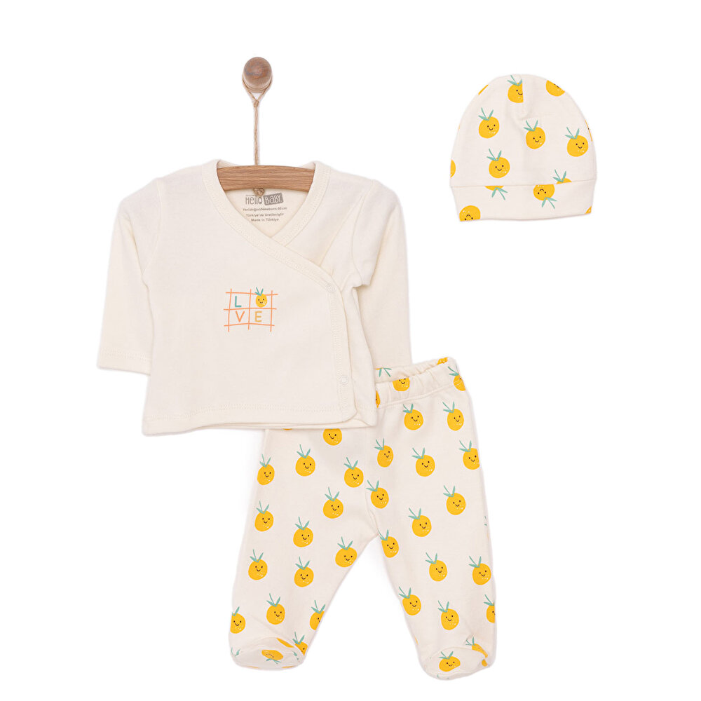 Kız Zıbın-Şapka-Patikli Alt Kız Bebek