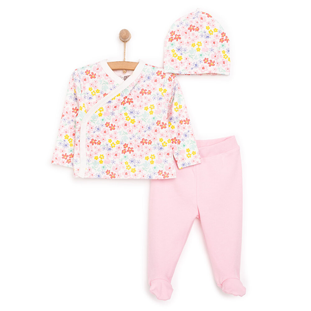 Kız Zıbın-Şapka-Patikli Alt Kız Bebek