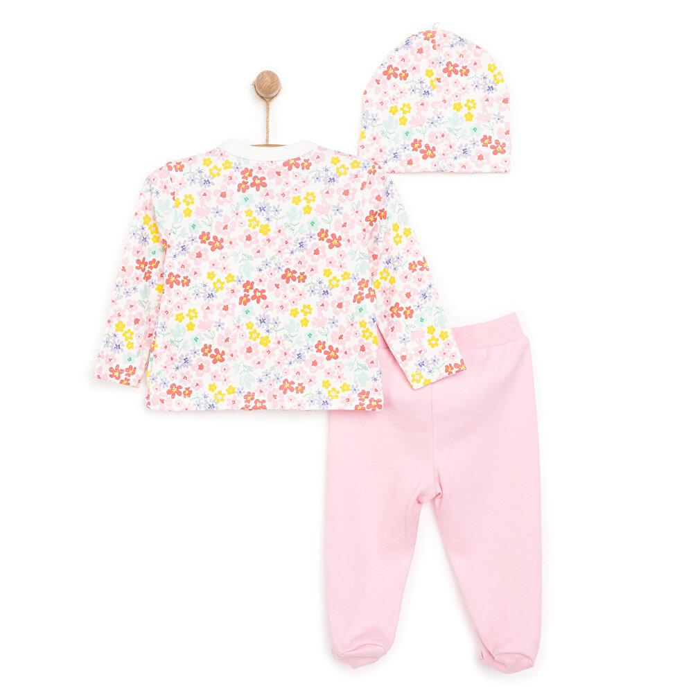 Kız Zıbın-Şapka-Patikli Alt Kız Bebek