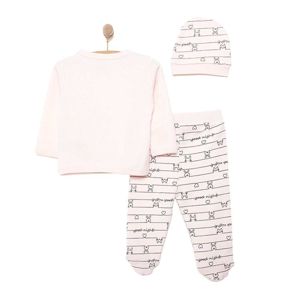 Kız Zıbın-Şapka-Patikli Alt Kız Bebek