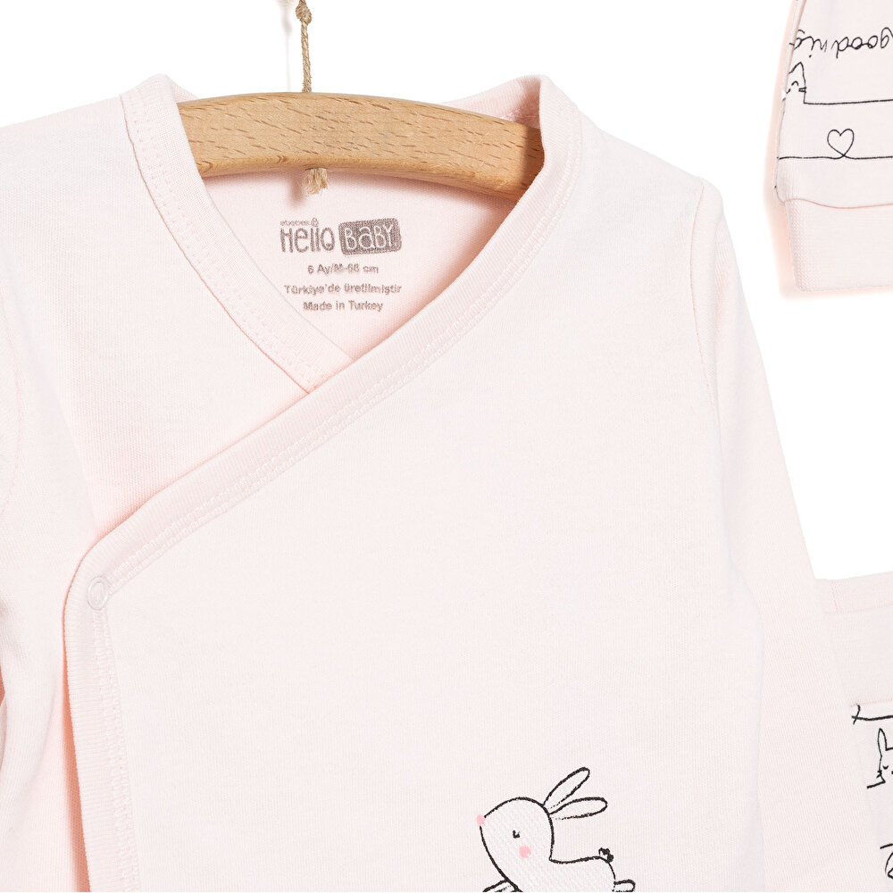 Kız Zıbın-Şapka-Patikli Alt Kız Bebek