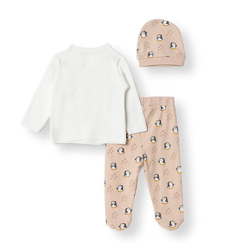 Kız Zıbın-Şapka-Patikli Alt Kız Bebek