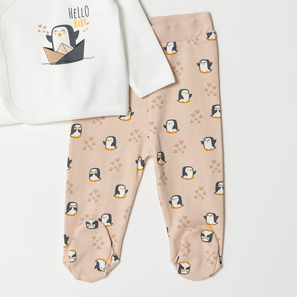 Kız Zıbın-Şapka-Patikli Alt Kız Bebek