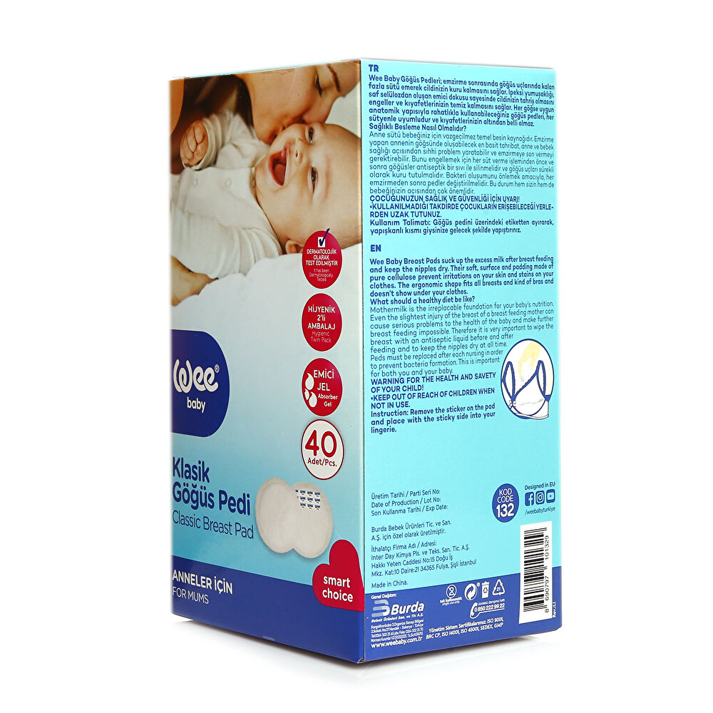 Klasik Göğüs Pedi 40 Adet