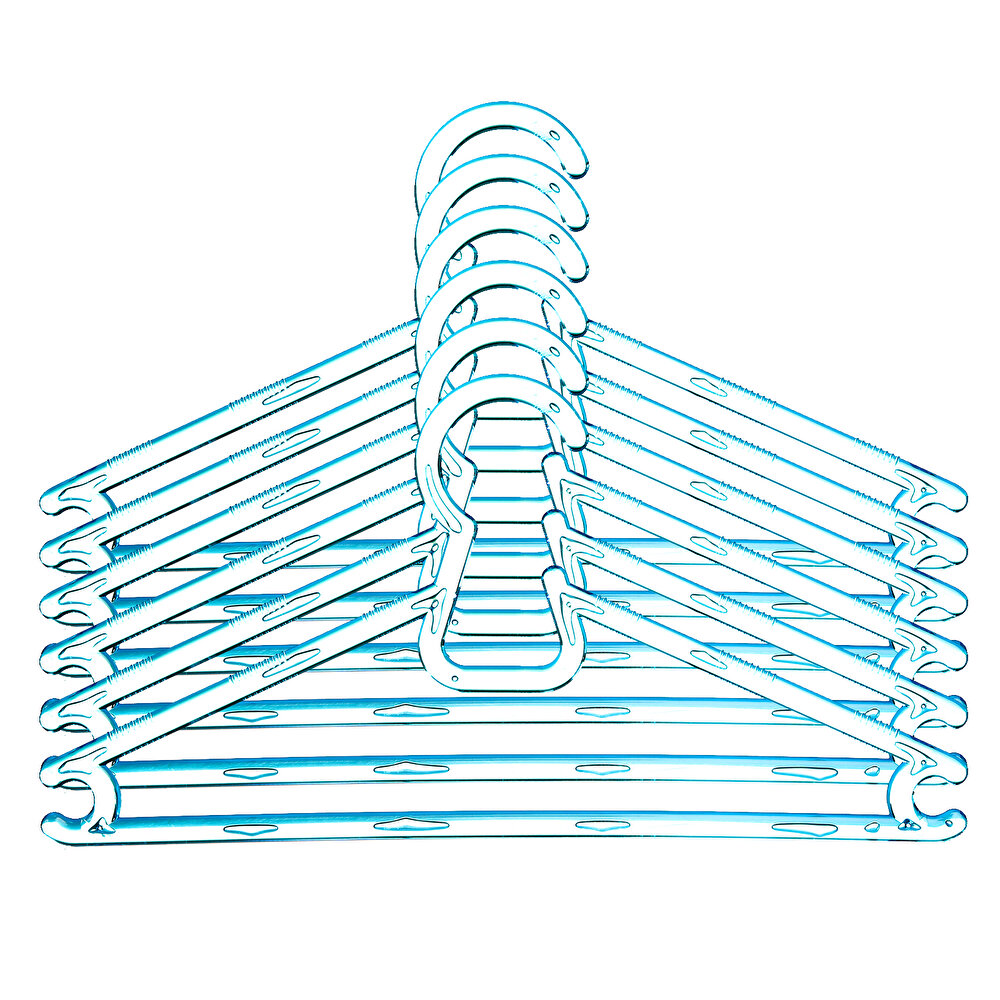 Kristal Şeffaf 6lı Giysi Askısı