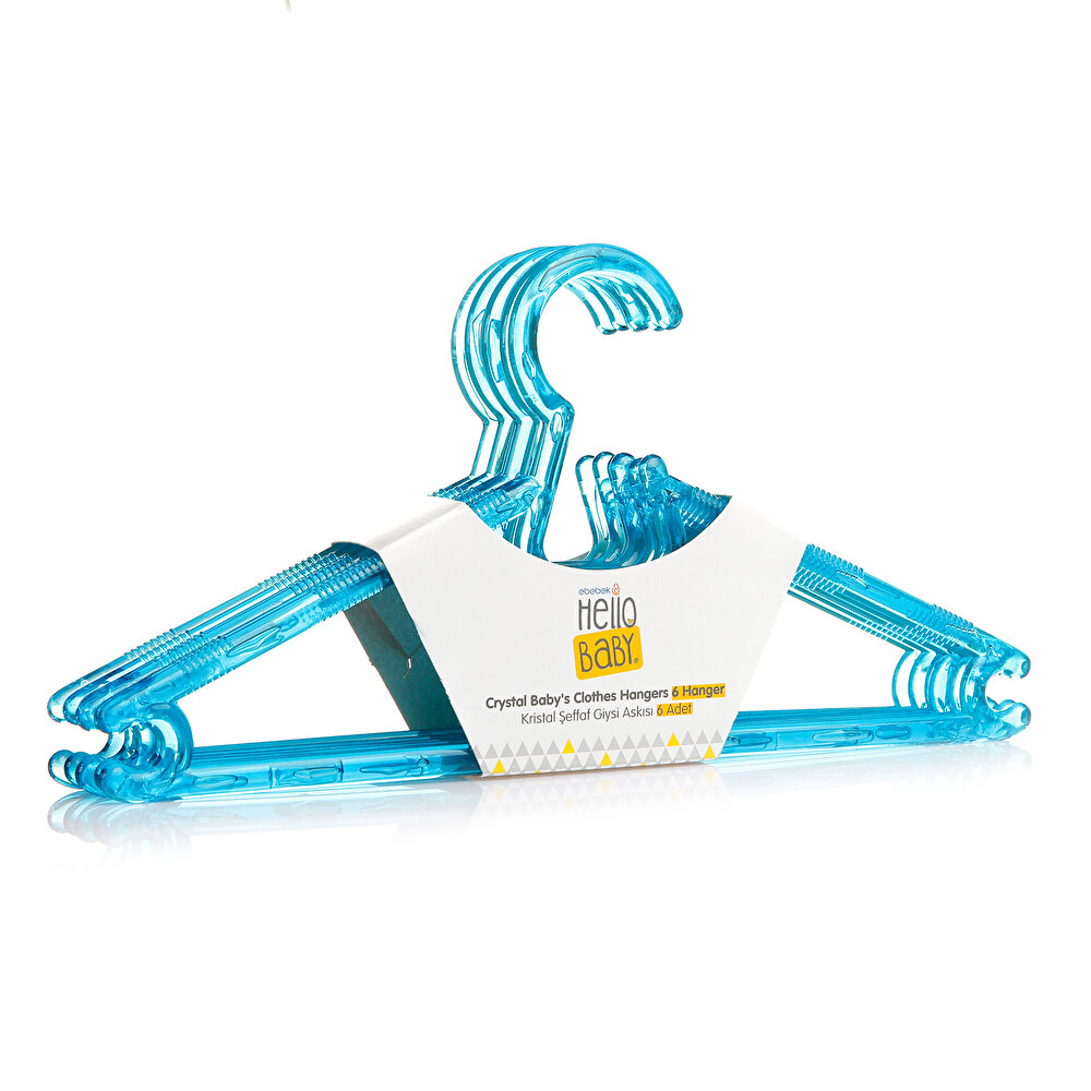 Kristal Şeffaf 6lı Giysi Askısı