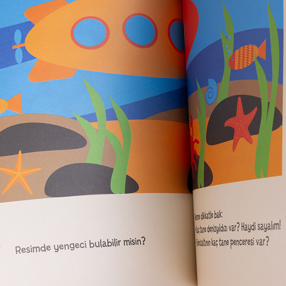 Küçük Dahiler Aktivite Kitabı 1 – 3+ Yaş (Pedagog Onaylı)