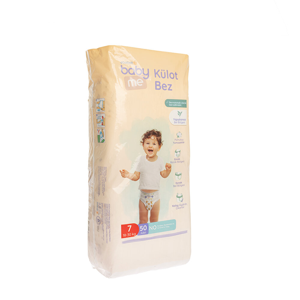 Külot Bez XXLarge 7 Numara 18-30 kg  50 Adet