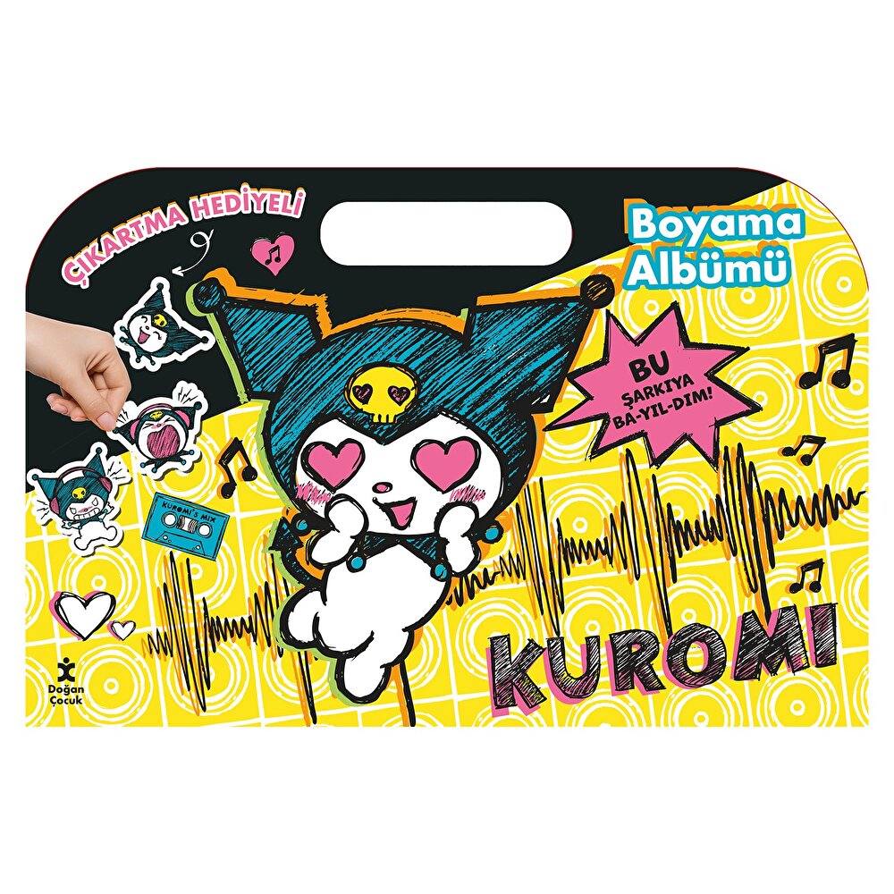 Kuromi Çıkartma Hediyeli Boyama Albümü