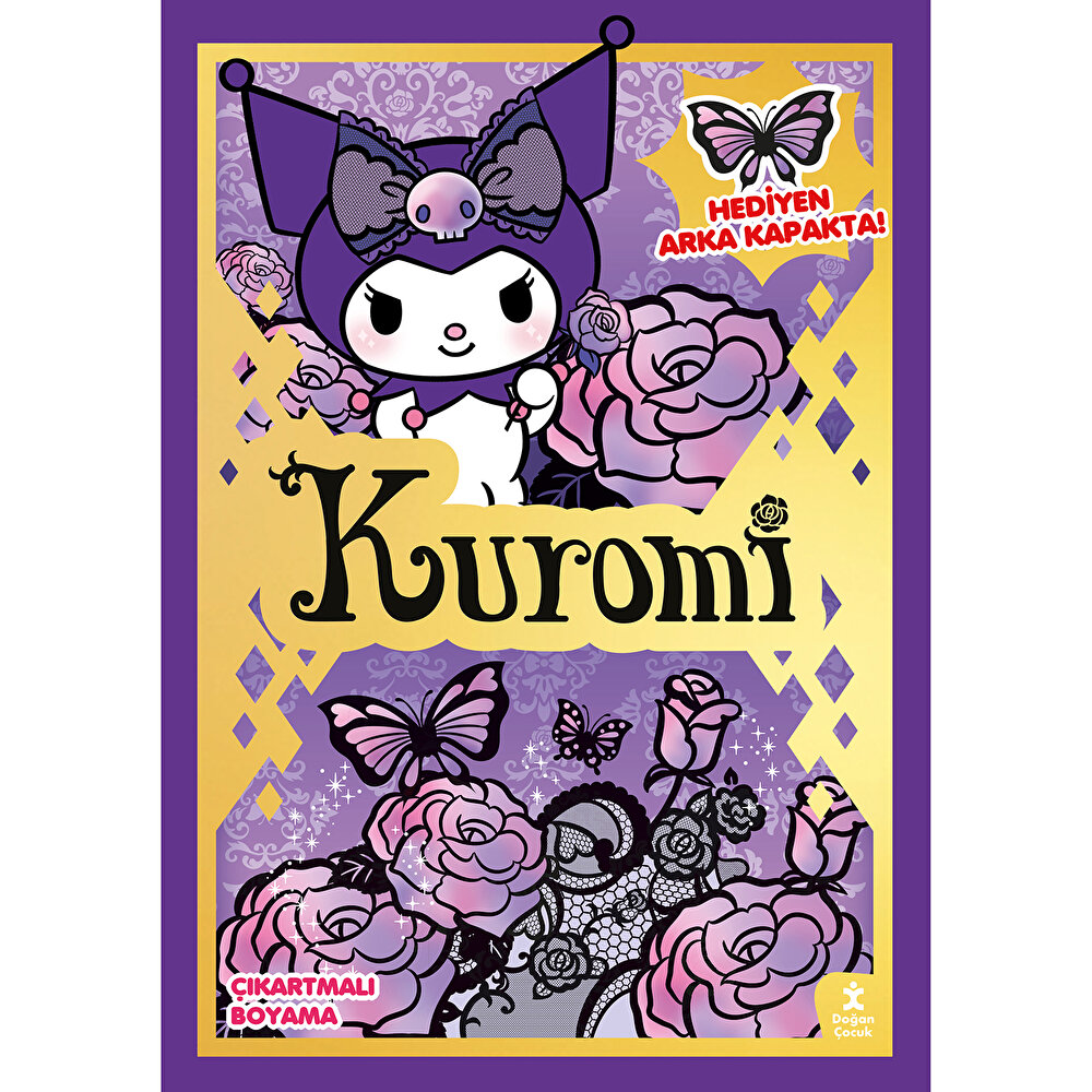 Kuromi Parti Zamanı Çıkartmalı Boyama Kitabı