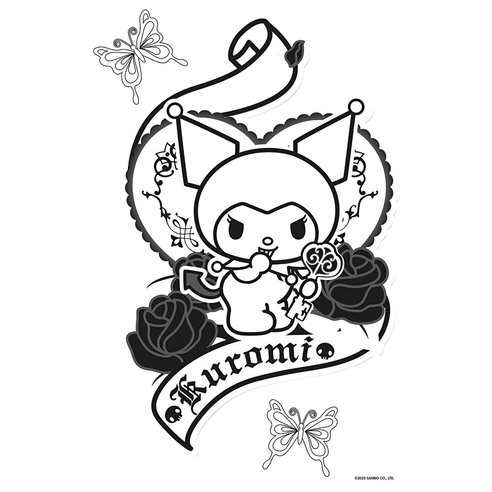 Kuromi Parti Zamanı Çıkartmalı Boyama Kitabı