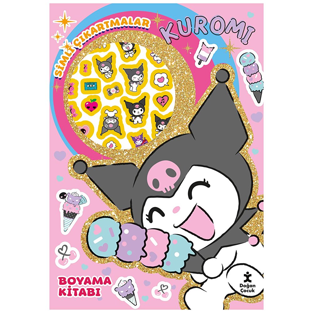 KUROMİ STAR SİMLİ ÇIKARTMALI BOYAMA KİTABI