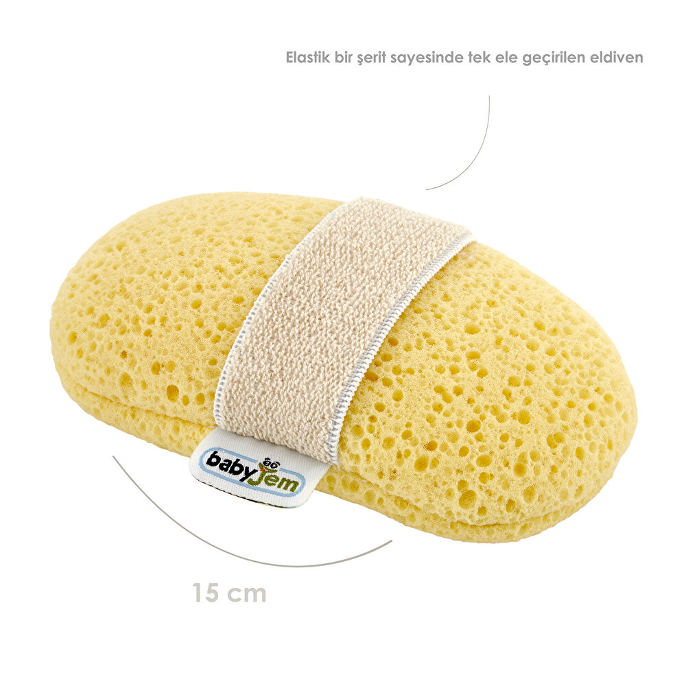 Lastikli Bebek Yıkama Süngeri