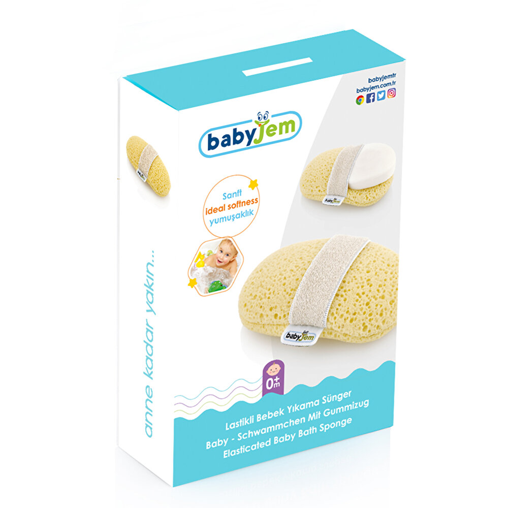Lastikli Bebek Yıkama Süngeri