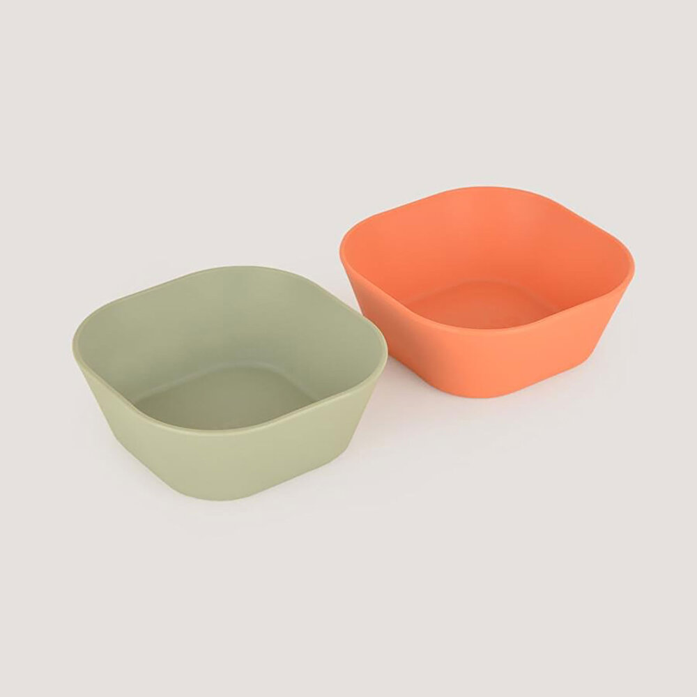 LC Kare Kase 2'li Sage Green - Peach