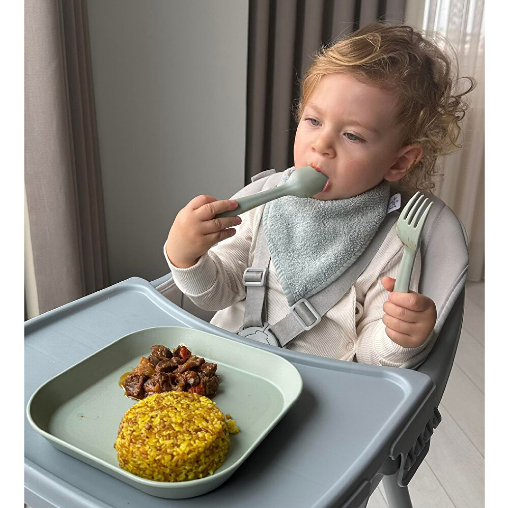 LC Kare Tabak 2'li  Sage Green - Vanillia