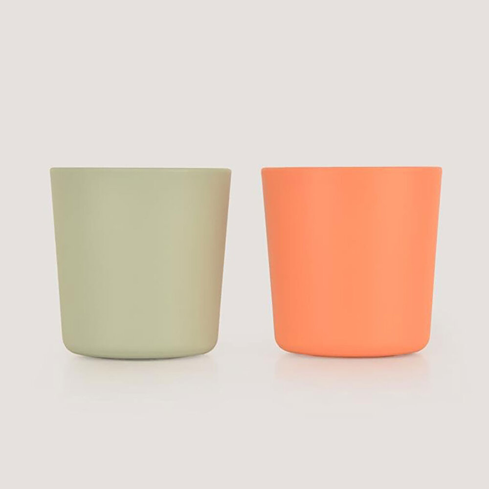 LC  Mini Bardak 2'li Sage Green - Peach