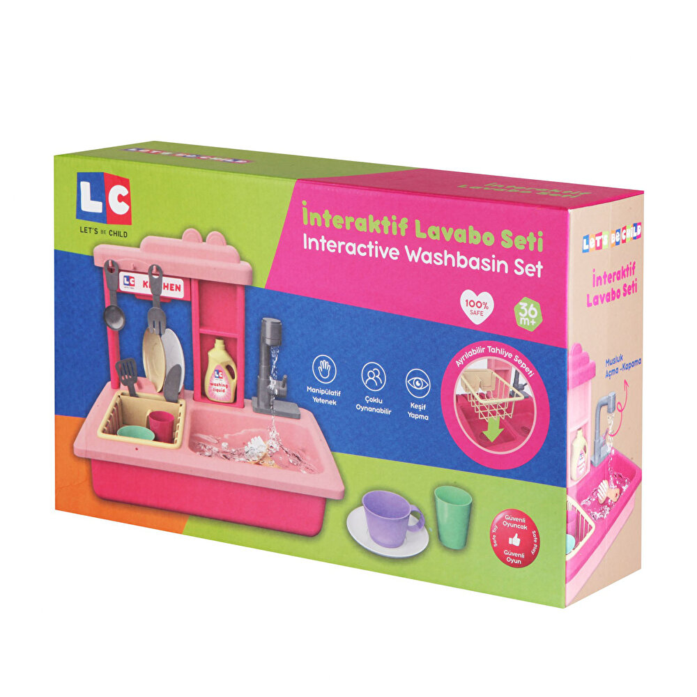 Pilli Lavabo Seti  İnteraktif Asortili