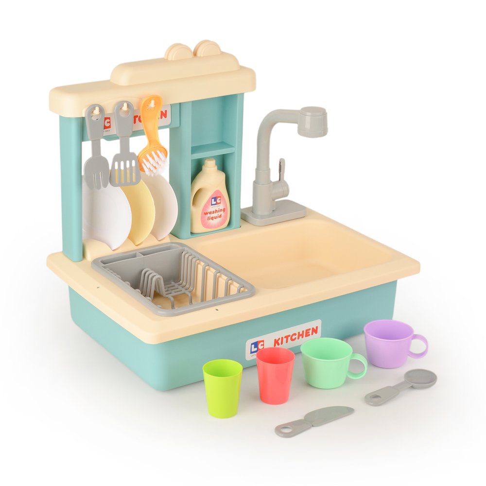 Let's Be Child LC Pilli Lavabo Seti İnteraktif - Turkuaz - ebebek