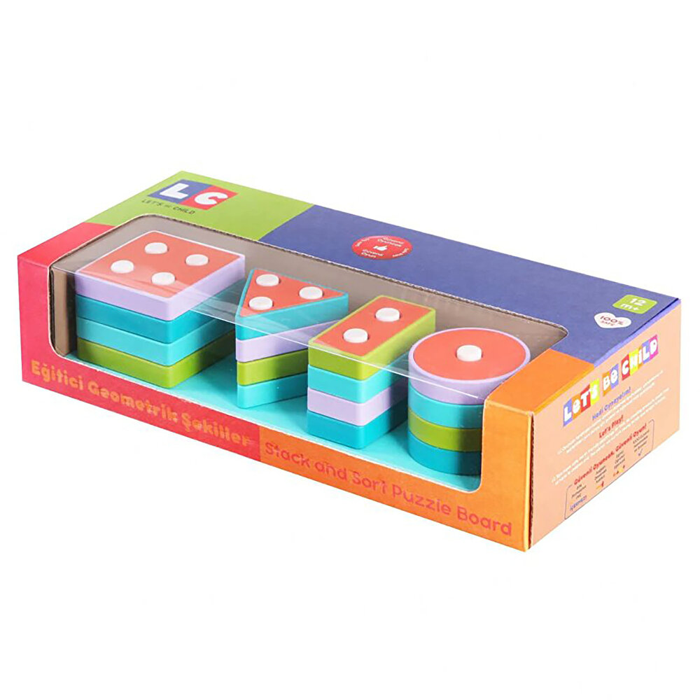 Let 's Be Child Eğitici Geometrik Şekiller