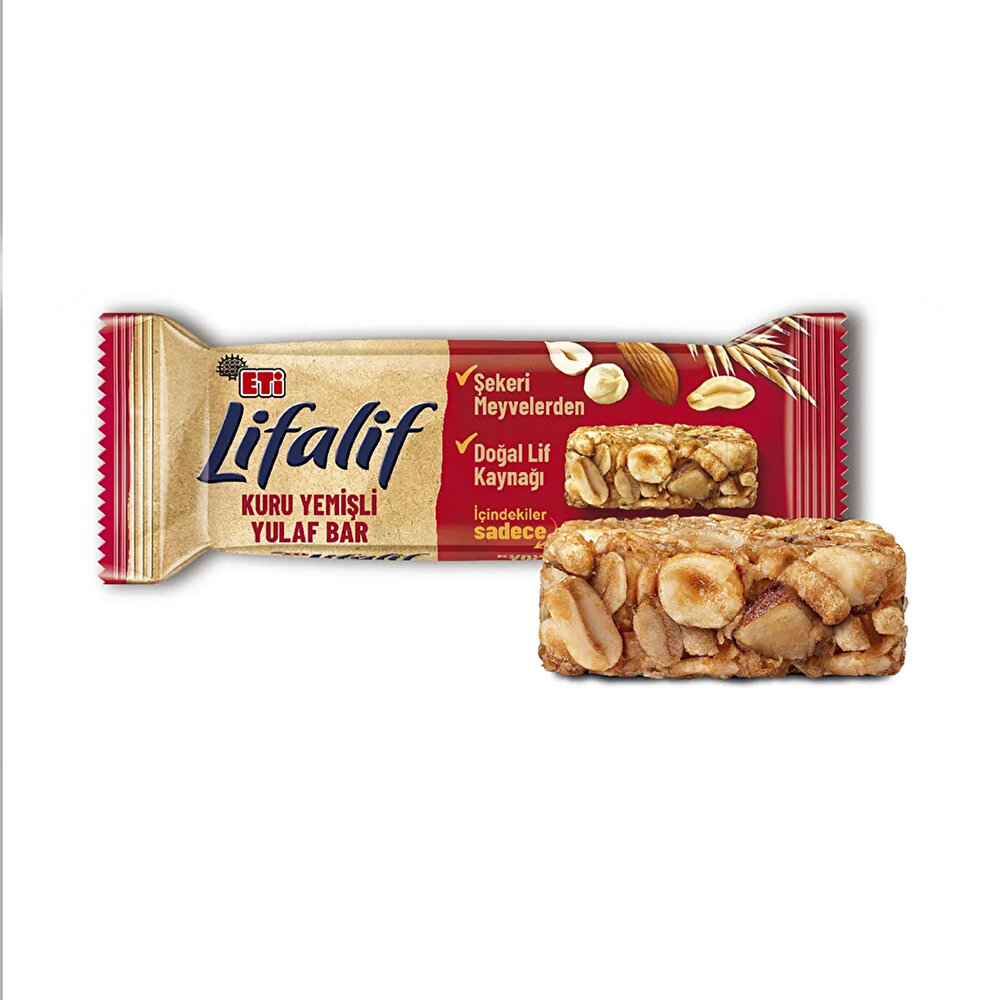 Lifalif Kuru Yemişli Yulaf Bar 35 Gr