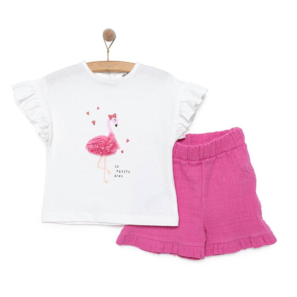 Little Blooms Kız Tshirt-Şort Kız Bebek