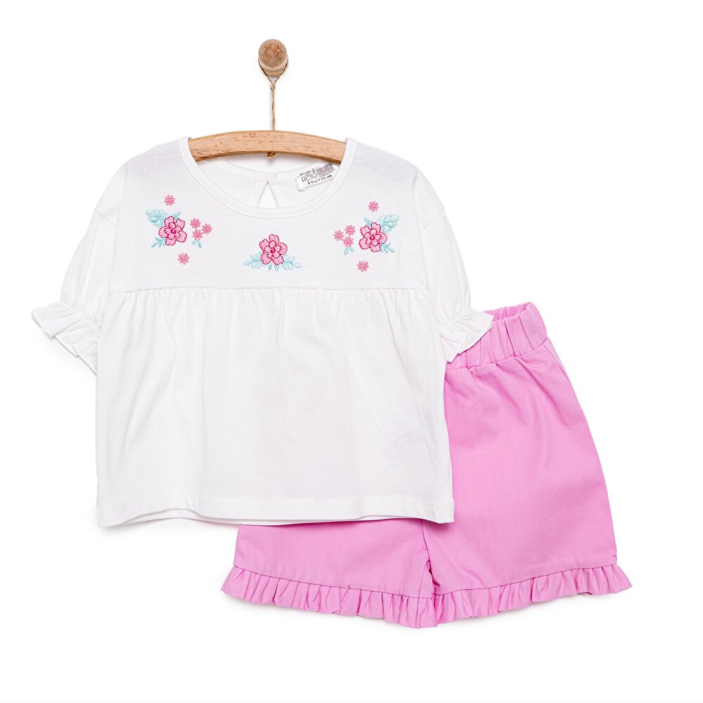 Little Blooms Kız Tshirt-Şort Kız Bebek