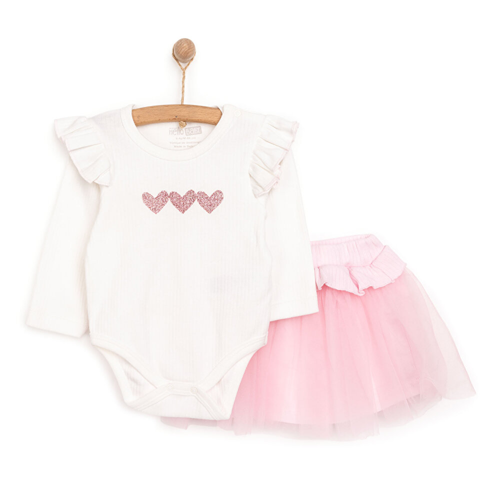 25Y HelloBaby Yenidoğan Kız Bluz-Etek
