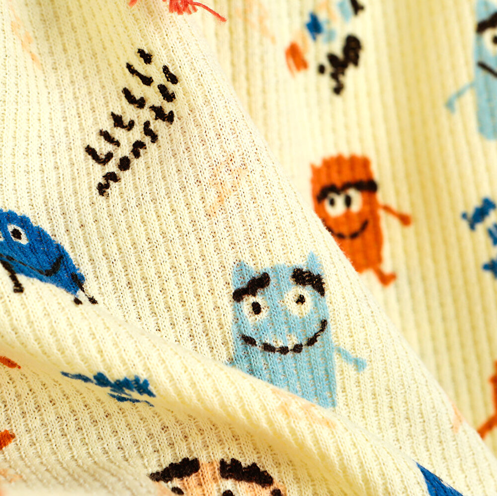 Little Monster Tshirt-Şort Erkek Bebek