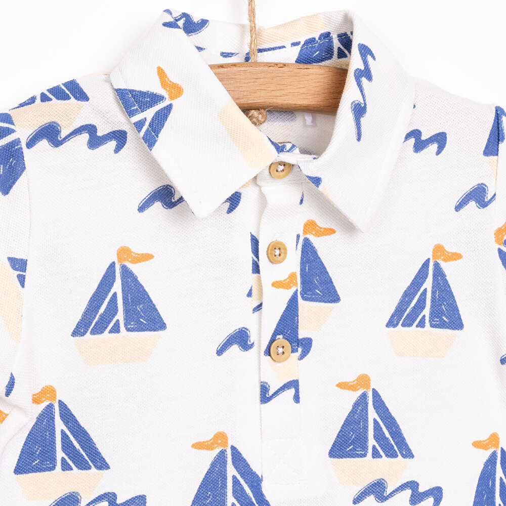 Little Sailor Erkek Şort Salopet Erkek Bebek