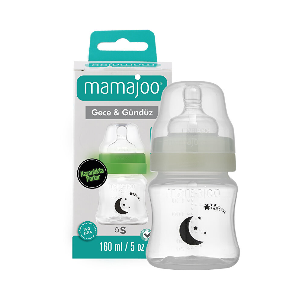 Karanlıkta Parlayan Yavaş Akış Antikolik PP Biberon 160 ml