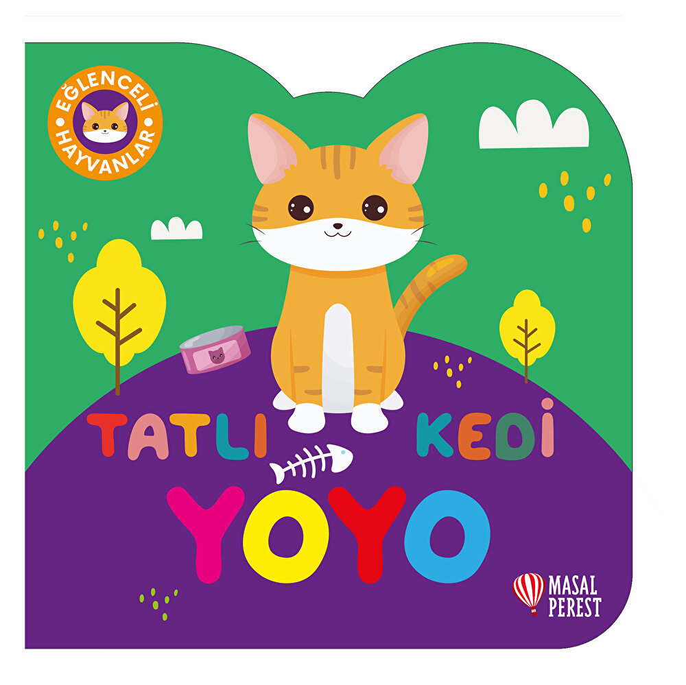 Eğlenceli Hayvanlar Serisi Tatlı Kedi Bebek Masal Kitabı