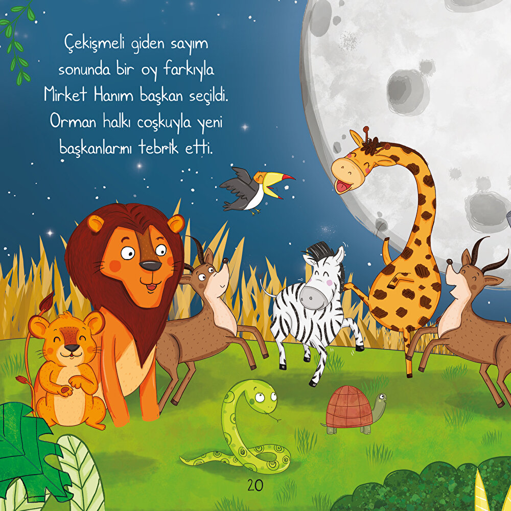 Kral Olmak İstemeyen Aslan Bebek Masal Kitabı Ezo Sunal