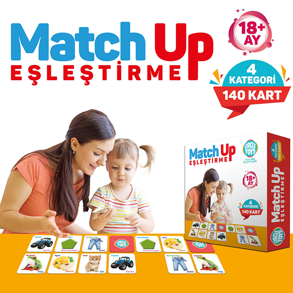 Match Up Eşleştirme Kartları