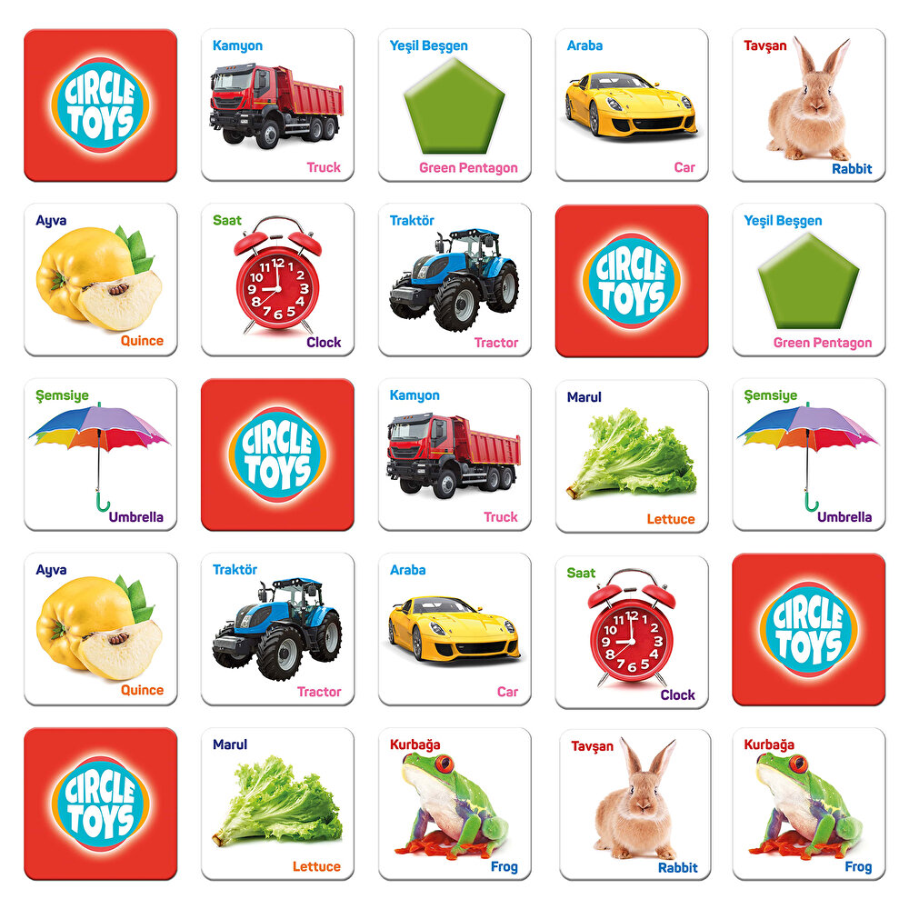 Match Up Eşleştirme Kartları