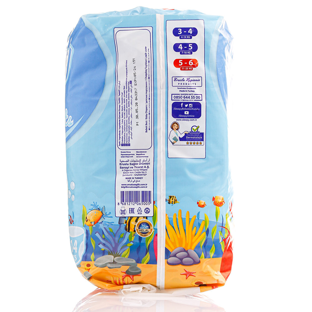 Mayo Bez XLarge 5-6 Beden 11-25 kg 14 Adet