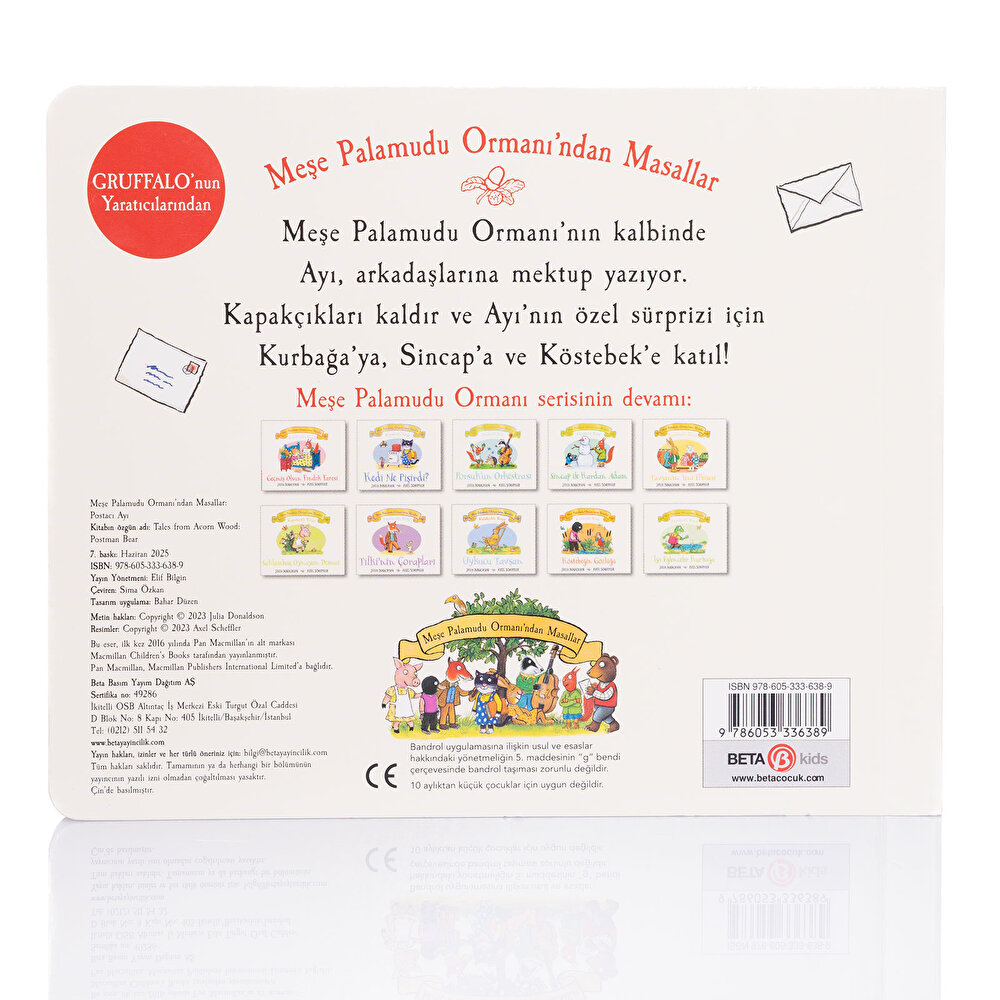 Meşe Palamutu Orman'ından Masallar POSTACI AYI –  Kapakçıklı Kitap