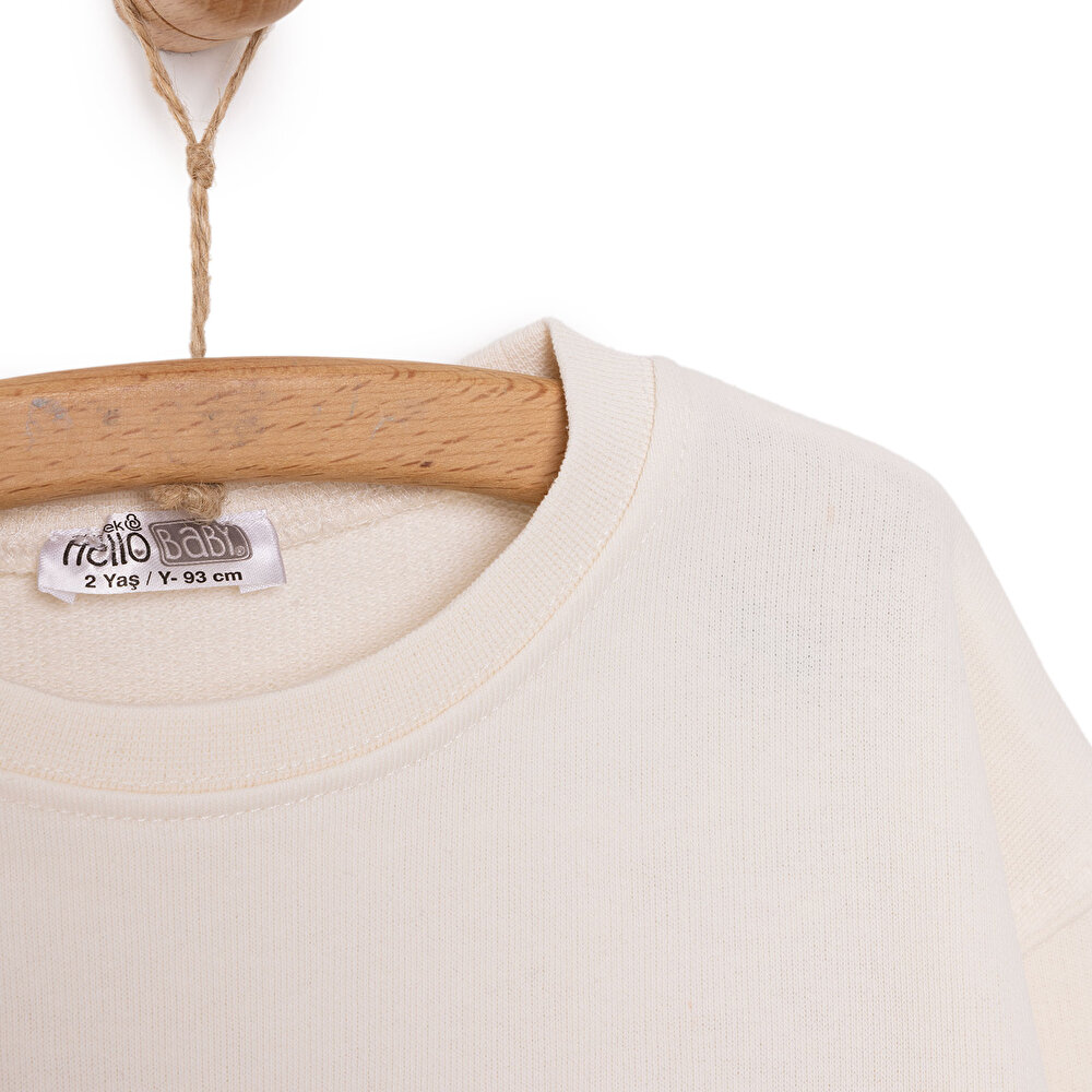 Metallic Sweatshirt Kız Bebek