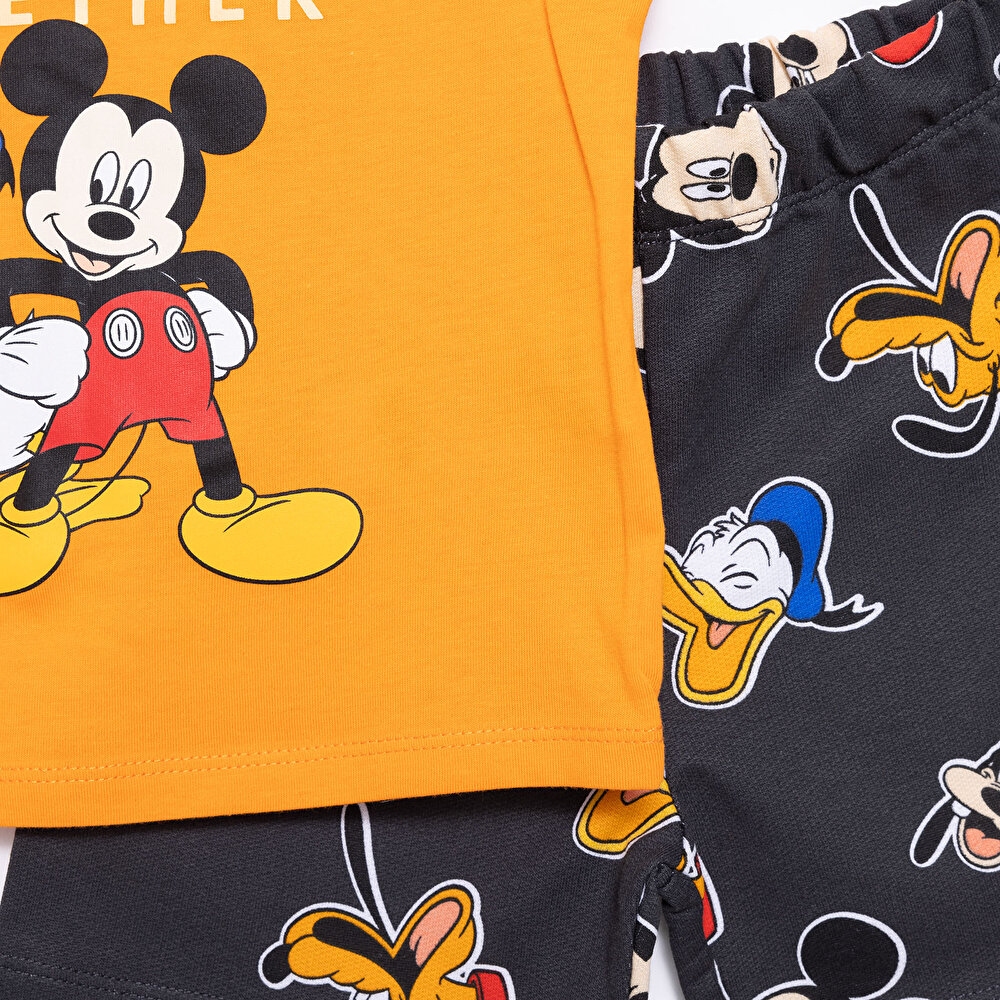 Mickey Mouse Erkek Atlet-Şort Erkek Bebek