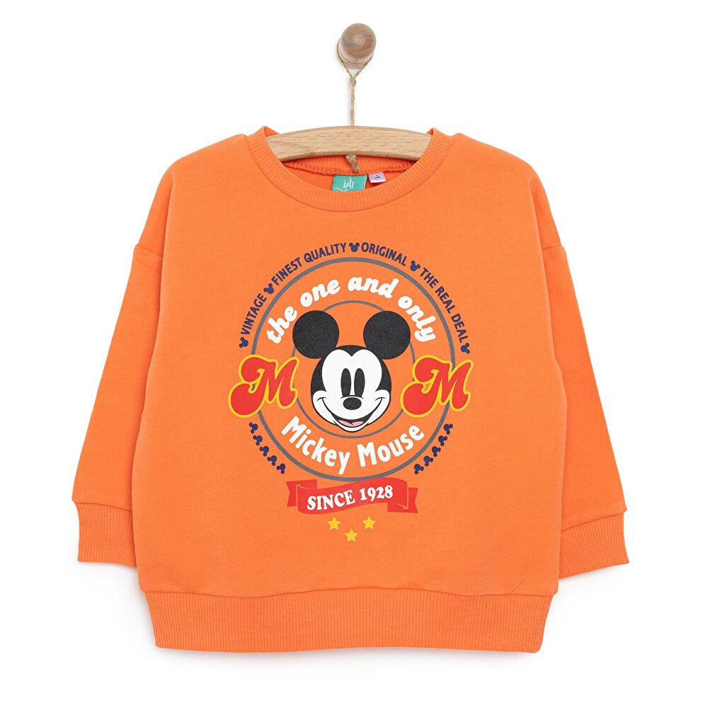 Mickey Mouse Erkek Sweatshirt Erkek Bebek