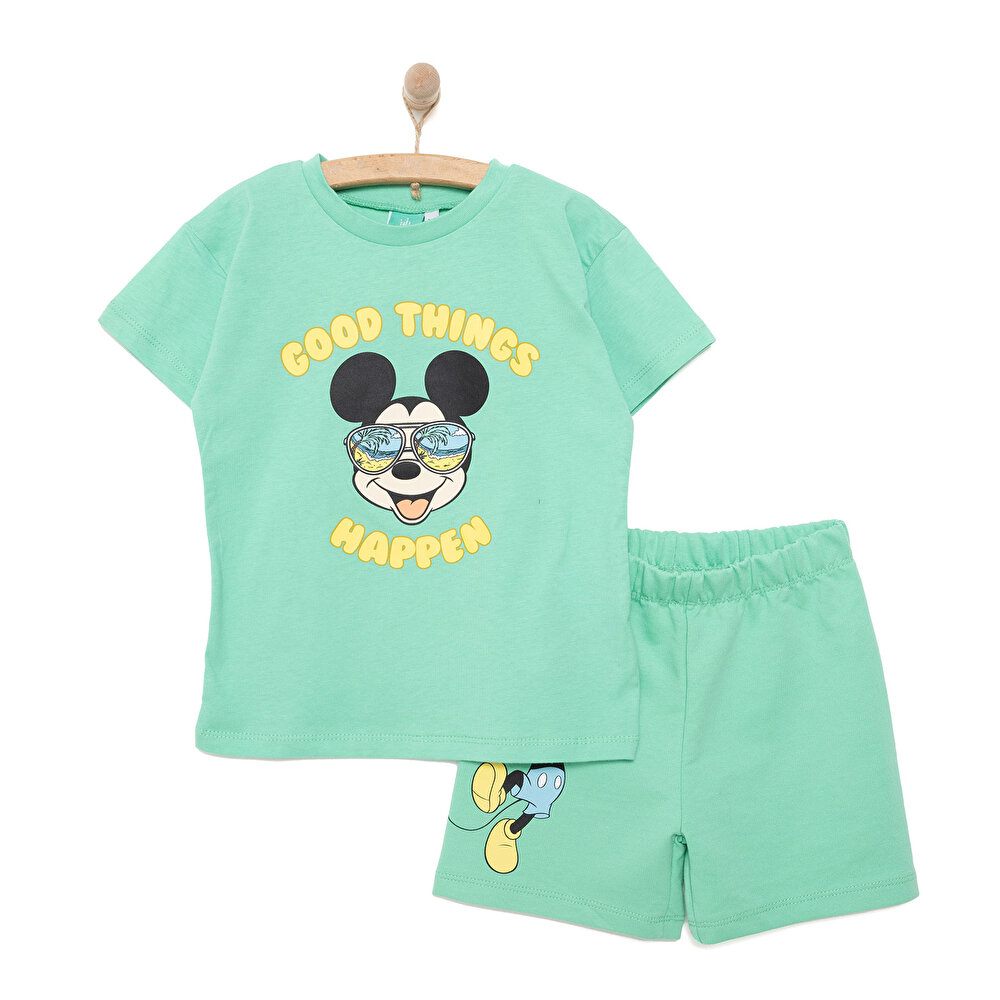 Mickey Mouse Erkek Tshirt-Şort Erkek Bebek