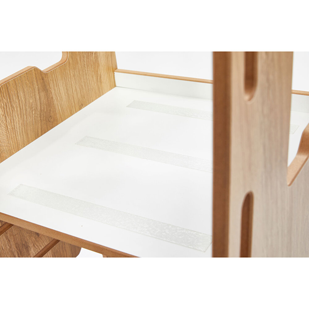 Ahşap Montessori Çocuk Öğrenme Kulesi Naturel 2-6 Yaş