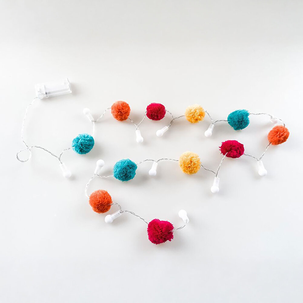 Mini 10 LED Ponpon Aydınlatma