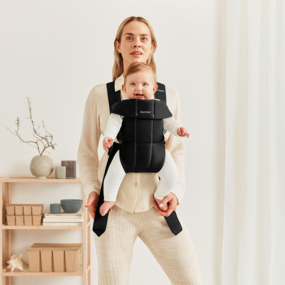Mini Kanguru Cotton Black