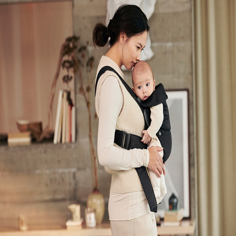Mini Kanguru Cotton Black