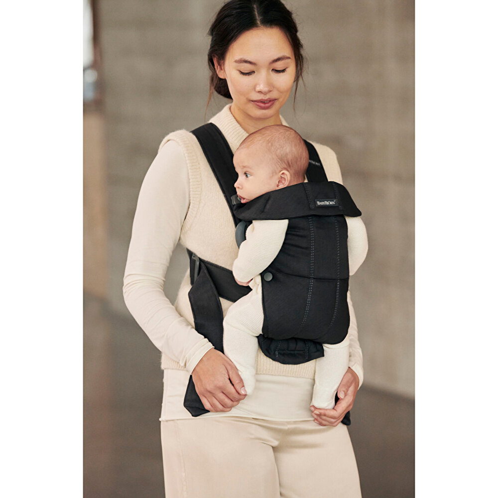 Mini Kanguru Cotton Black