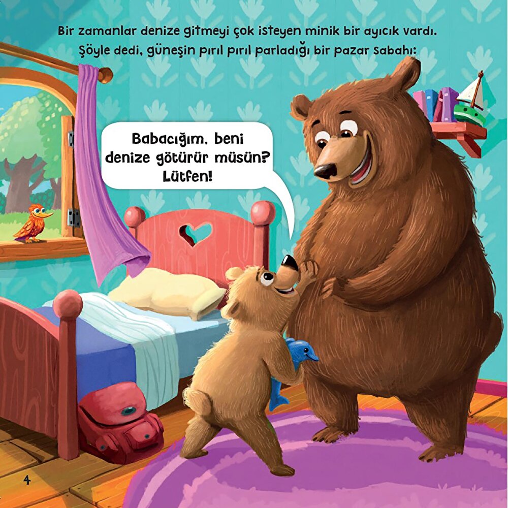 MİNİK AYI DENİZE GİDİYOR